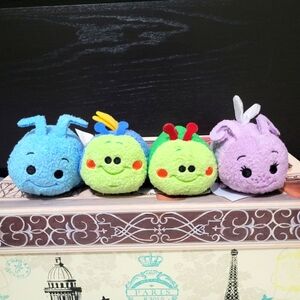 Disney Store A Bug's Life Tsum Tsum plush 3.5" set of 4
